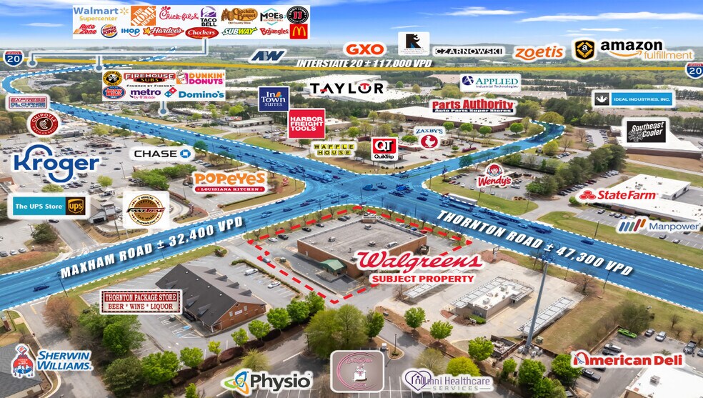 590 Thornton Rd, Lithia Springs, GA à vendre - Photo du bâtiment - Image 2 de 3