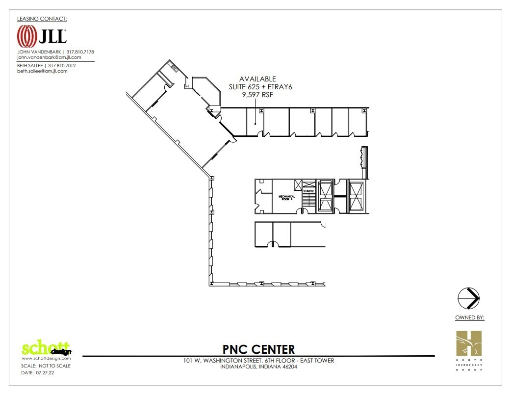 101-115 W Washington St, Indianapolis, IN for lease Floor Plan- Image 1 of 1
