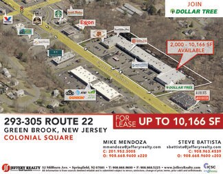 Plus de détails pour 299 US Highway 22, Green Brook, NJ - Commerce de détail à louer