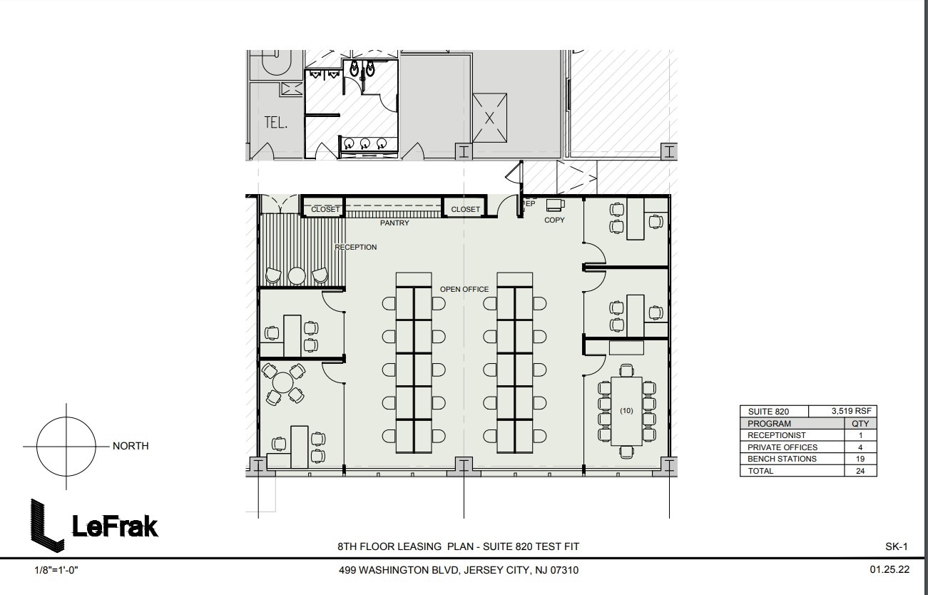 499 Washington Blvd, Jersey City, NJ for lease Floor Plan- Image 1 of 1