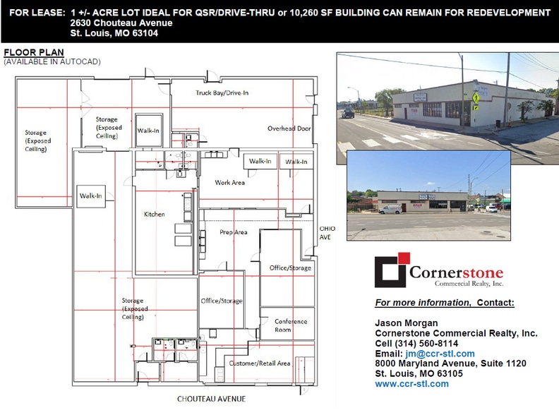 2660 Chouteau Ave, Saint Louis, MO à louer - Plan d’étage - Image 2 de 3