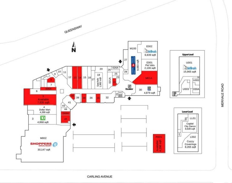 1309 Carling Ave, Ottawa, ON à vendre - Plan de site - Image 1 de 1