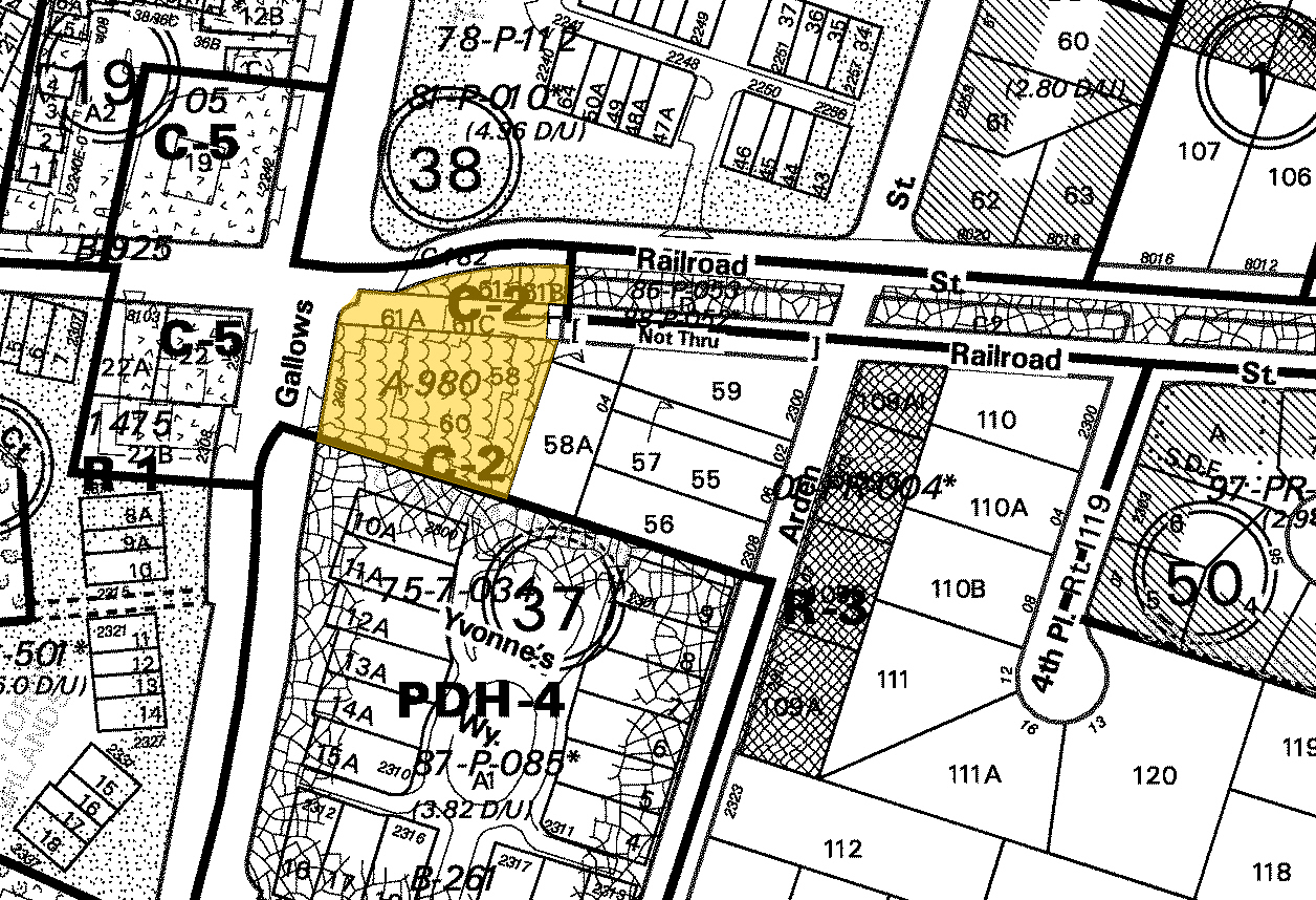 2301 Gallows Rd, Dunn Loring, VA à vendre Plan cadastral- Image 1 de 1