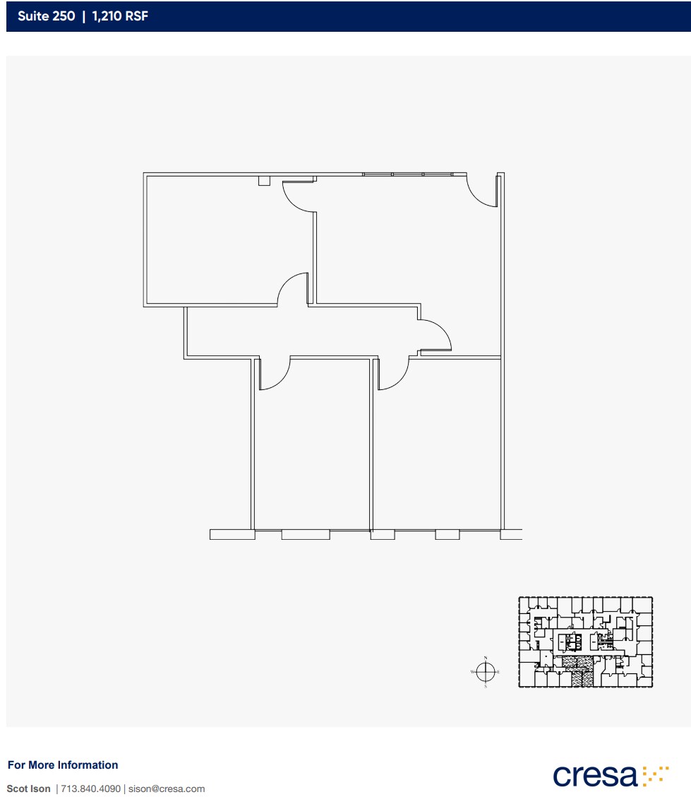 5005 Woodway Dr, Houston, TX for lease Floor Plan- Image 1 of 1