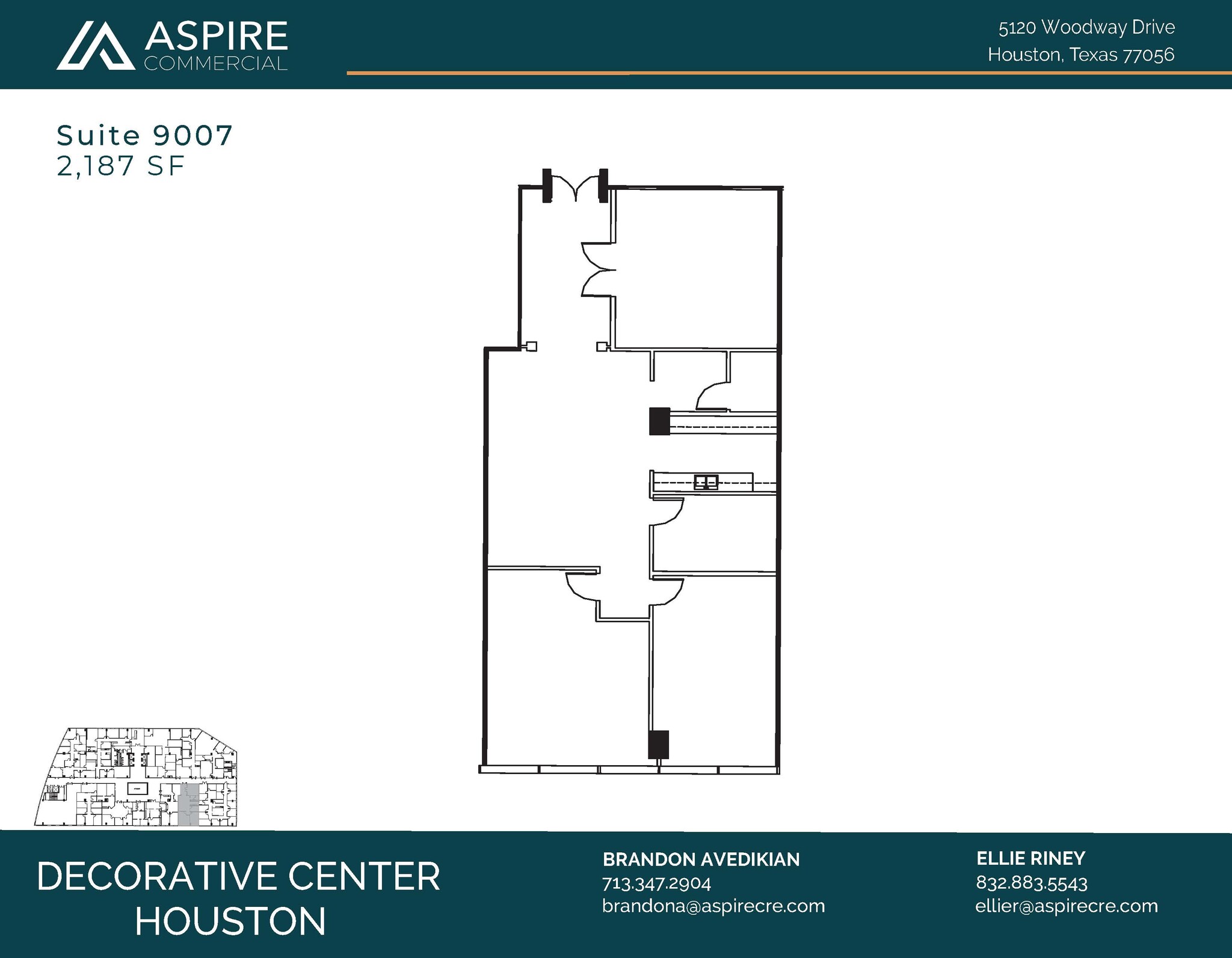 5120 Woodway Dr, Houston, TX for lease Floor Plan- Image 1 of 1