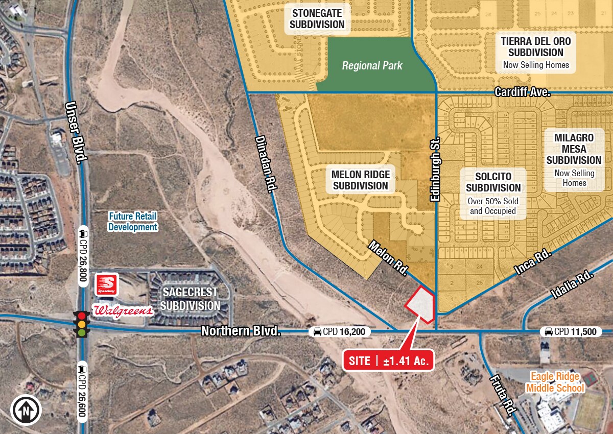 Northern & Edinborough, Rio Rancho, NM à vendre Photo du bâtiment- Image 1 de 4