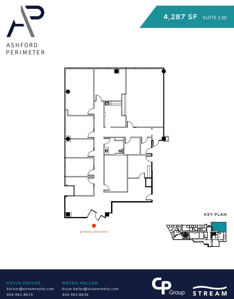 4151 Ashford Dunwoody Rd NE, Atlanta, GA for lease Floor Plan- Image 1 of 2