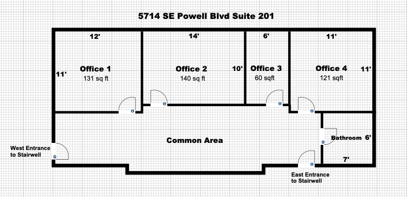 5714-5718 SE Powell Blvd, Portland, OR for lease Building Photo- Image 1 of 5