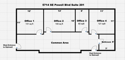 5714-5718 SE Powell Blvd, Portland, OR for lease Building Photo- Image 1 of 5