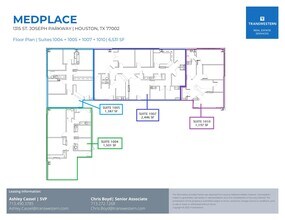 1315 St Joseph Pky, Houston, TX for lease Floor Plan- Image 1 of 2