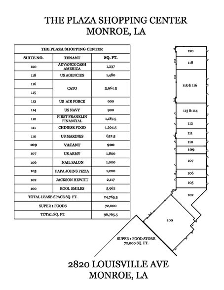 2820 Louisville Ave, Monroe, LA for lease - Building Photo - Image 2 of 3