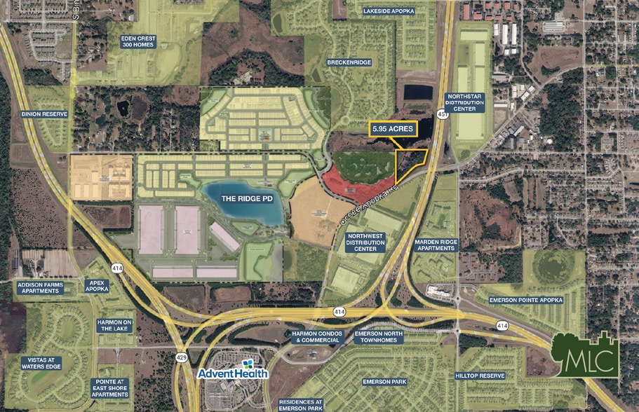 1280 Ocoee Apopka rd, Apopka, FL for sale - Aerial - Image 1 of 1