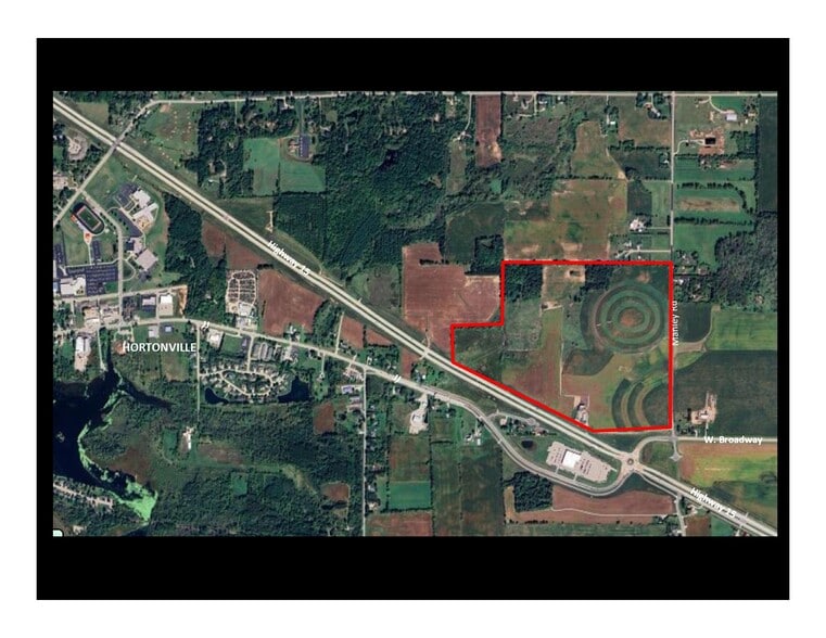 N2511 Manley Rd, Hortonville, WI for sale - Aerial - Image 2 of 3