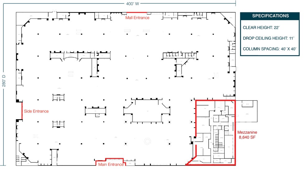 4301 W Wisconsin Ave, Appleton, WI à vendre - Plan d’étage - Image 2 de 4