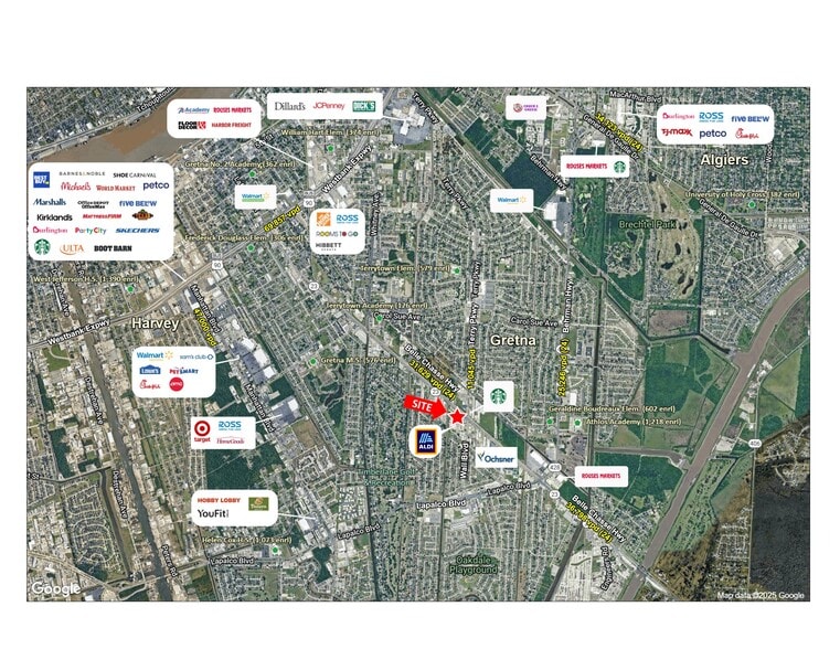 2112 Belle Chasse Hwy, Gretna, LA for lease - Aerial - Image 3 of 3