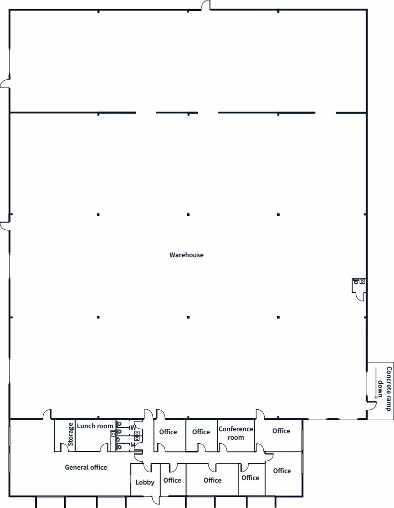 1145 Thomas Busch Memorial Hwy, Pennsauken, NJ for lease Floor Plan- Image 1 of 1