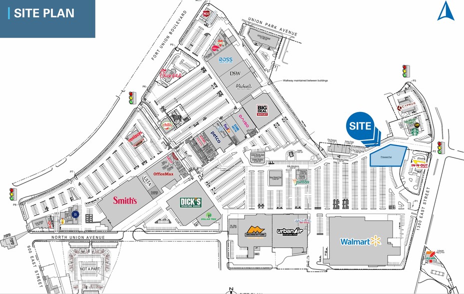 7200 S 1300 E, Midvale, UT for lease - Site Plan - Image 2 of 2