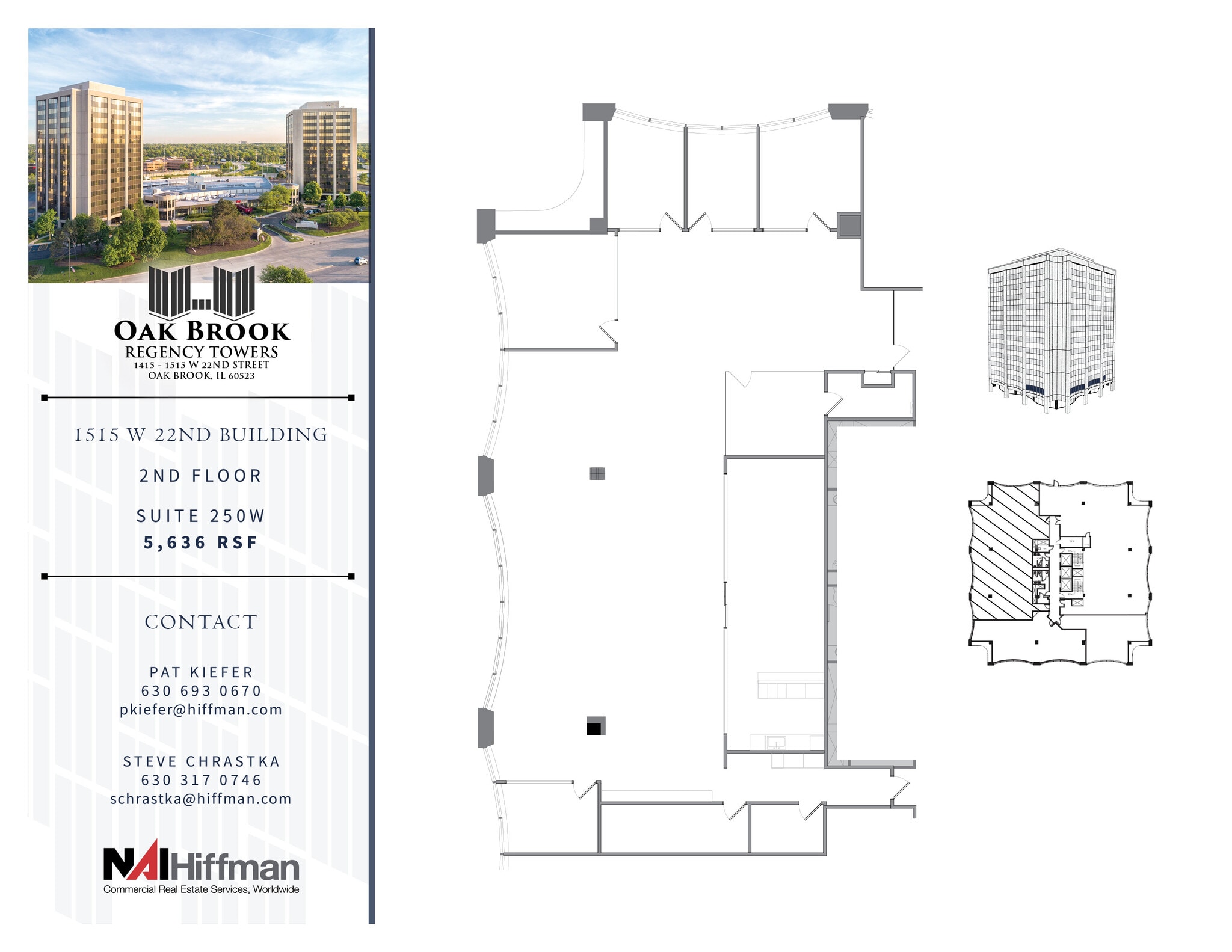 1415 W 22nd St, Oak Brook, IL à louer Plan d’étage- Image 1 de 2