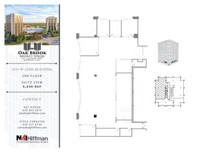 1415 W 22nd St, Oak Brook, IL à louer Plan d’étage- Image 1 de 2