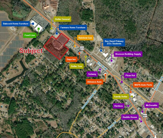 1705 W Elm St, Hampton, SC for lease - Building Photo - Image 2 of 5