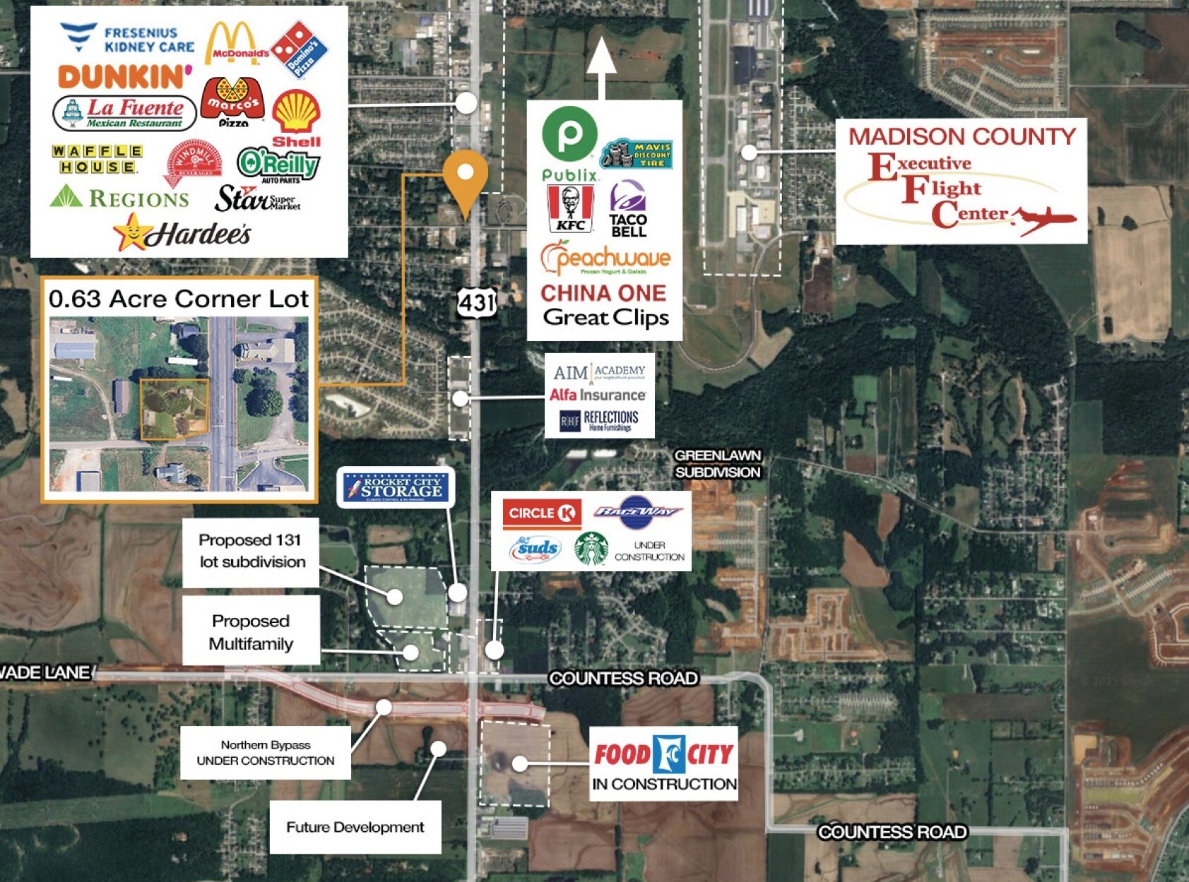 11681 Highway 231/431, Meridianville, AL à vendre Plan de site- Image 1 de 4