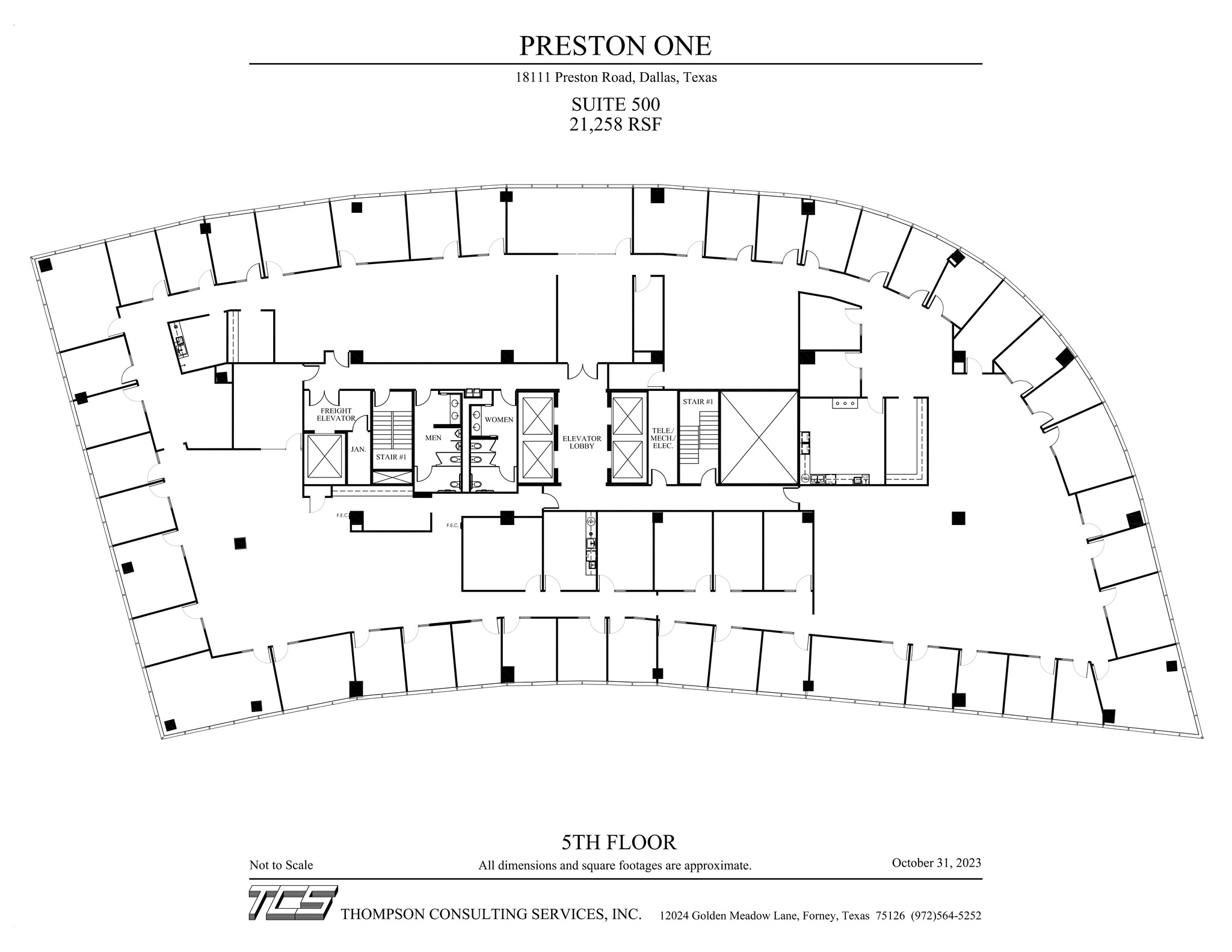 18111 Preston Rd, Dallas, TX à louer Plan de site- Image 1 de 1