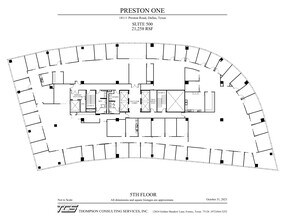 18111 Preston Rd, Dallas, TX à louer Plan de site- Image 1 de 1