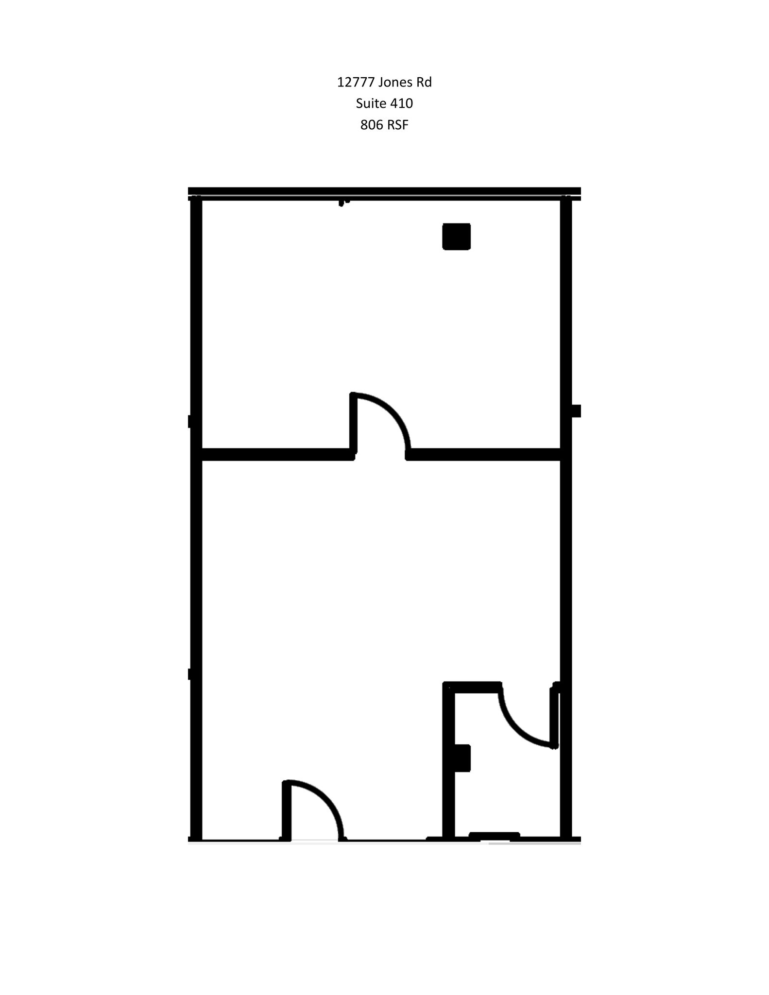 12777 Jones Rd, Houston, TX à louer Plan de site- Image 1 de 1