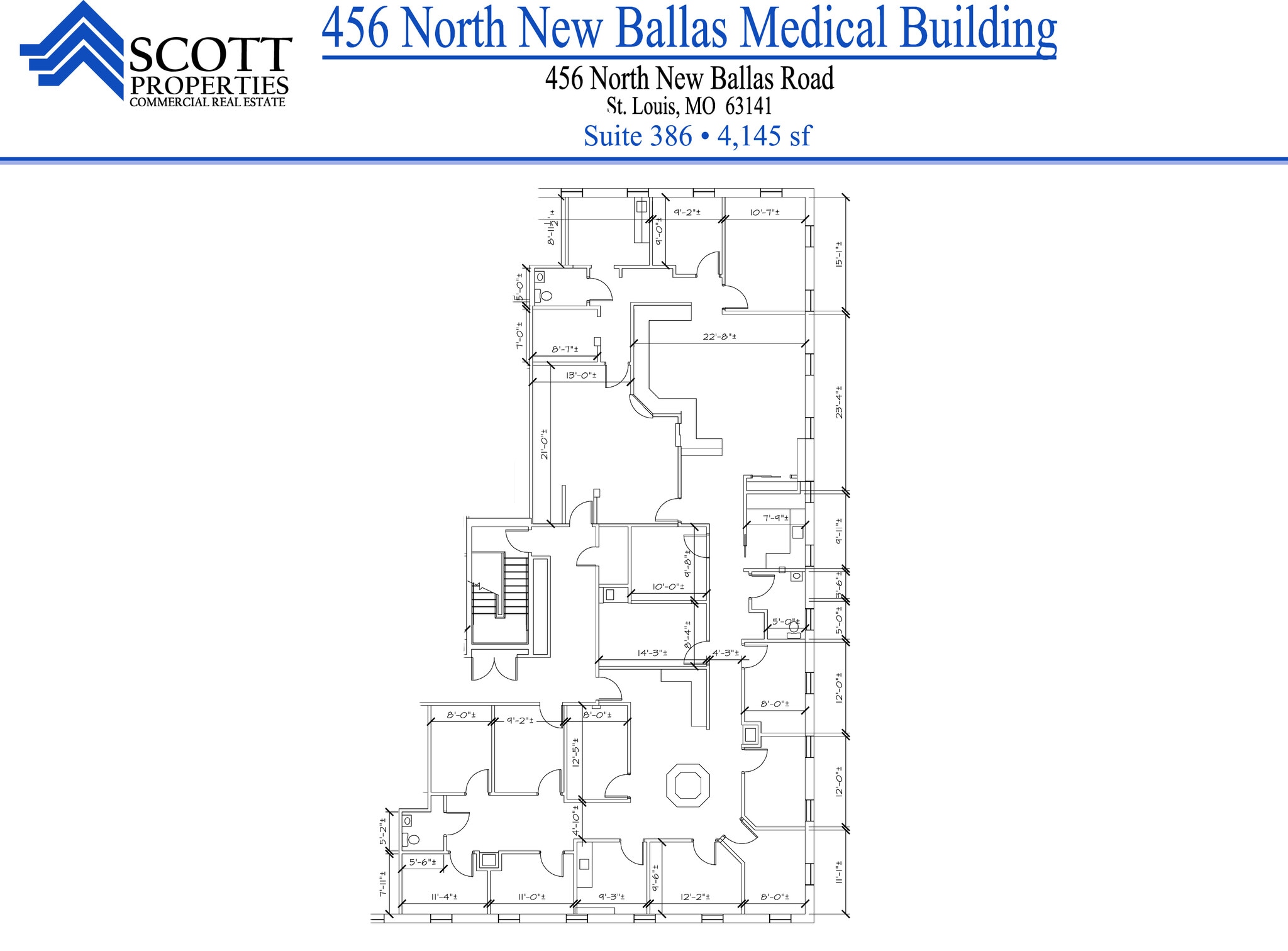 456 N New Ballas Rd, Creve Coeur, MO for lease Interior Photo- Image 1 of 1