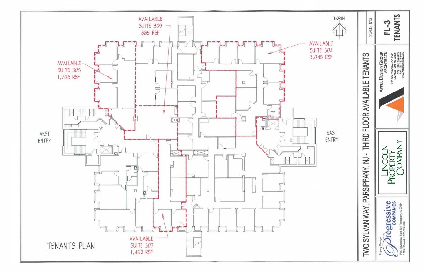 2 Sylvan Way, Parsippany, NJ à louer Plan d  tage- Image 1 de 1