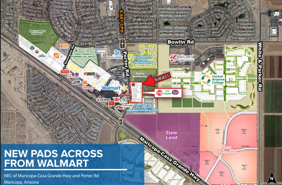 Maricopa Casa Grande Hwy, Maricopa, AZ à louer - Aérien - Image 1 de 4