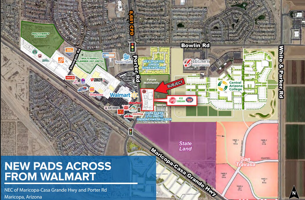 Maricopa Casa Grande Hwy, Maricopa, AZ à louer Aérien- Image 1 de 5