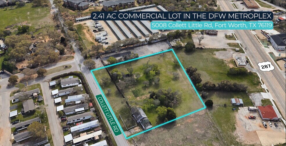 5008 Collett Little Rd, Fort Worth, TX à vendre - Photo du bâtiment - Image 1 de 15