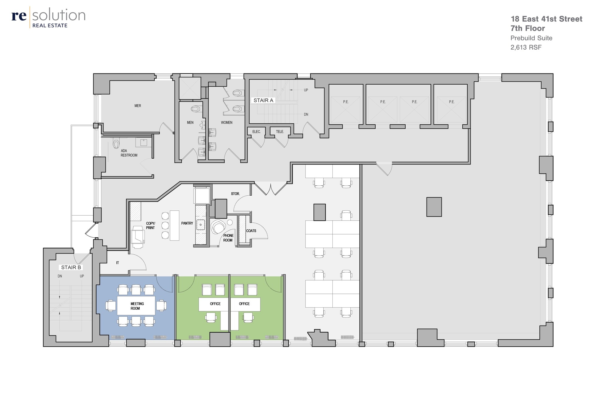 18 E 41st St, New York, NY à louer Plan de site- Image 1 de 2