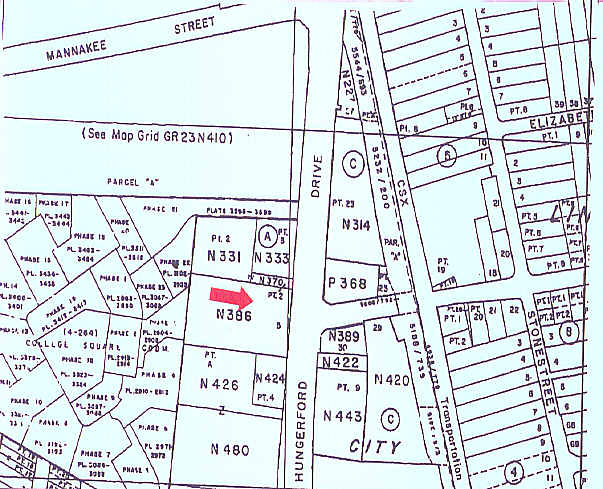 800-802 Hungerford Dr, Rockville, MD for lease - Plat Map - Image 2 of 4