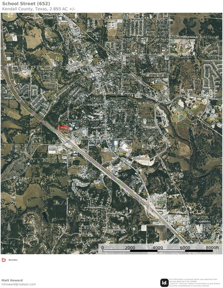 652 S School St, Boerne, TX for sale - Aerial - Image 2 of 4