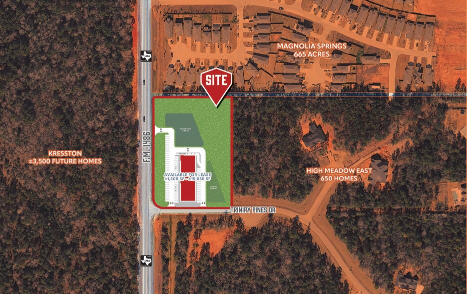 FM-1486 & Trinity Pines Drive, Montgomery, TX à louer - Photo du bâtiment - Image 3 de 6