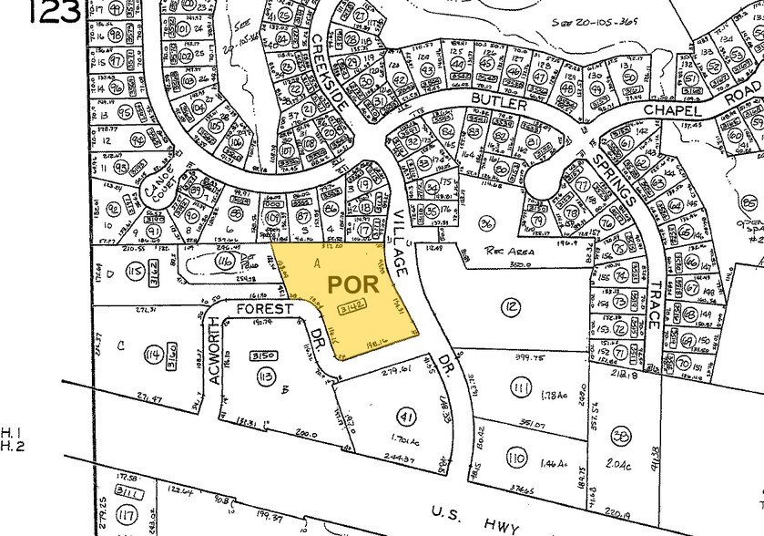 3105 Creekside Village Dr, Kennesaw, GA à vendre - Plan cadastral - Image 3 de 49