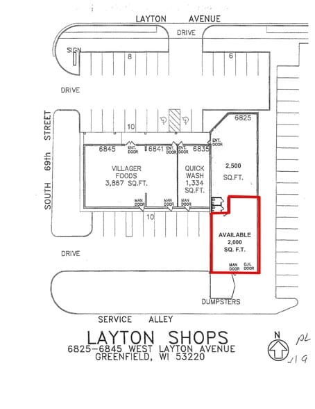6825-6845 W Layton Ave, Greenfield, WI à louer - Photo du bâtiment - Image 2 de 2