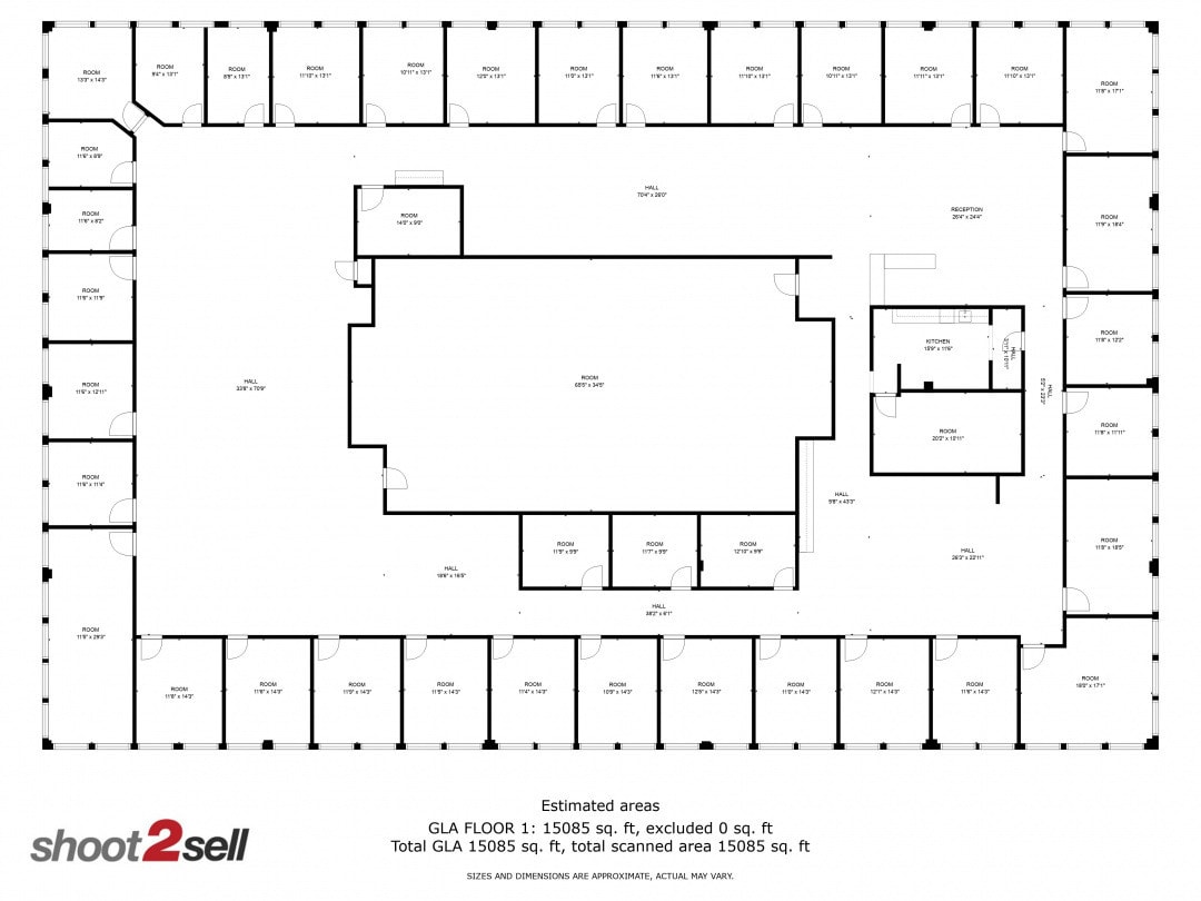 6851 NE Loop 820, North Richland Hills, TX for lease Floor Plan- Image 1 of 6