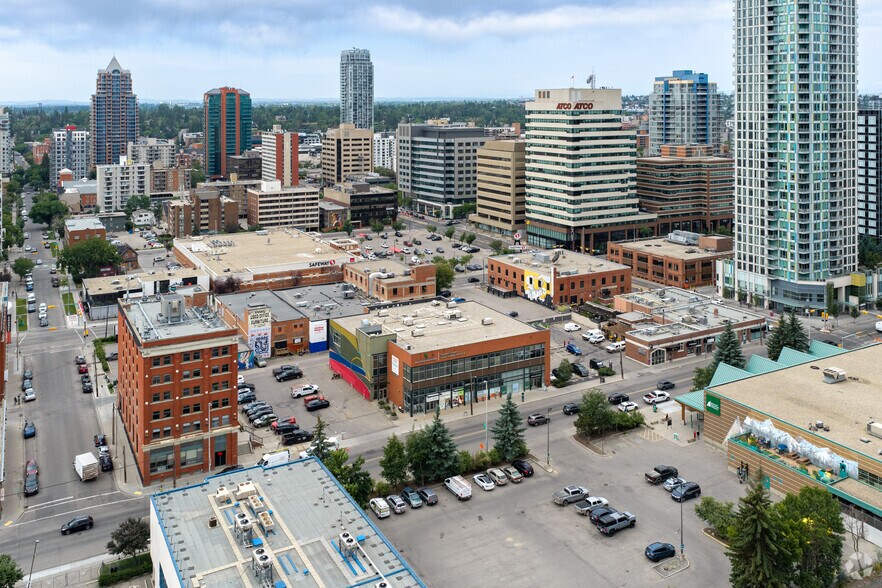 815-823 10th Ave SW, Calgary, AB à louer - Aérien - Image 2 de 2