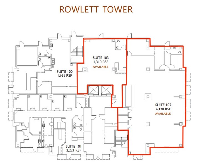 3705 Lakeview Pkwy, Rowlett, TX à louer - Plan d’étage - Image 2 de 2