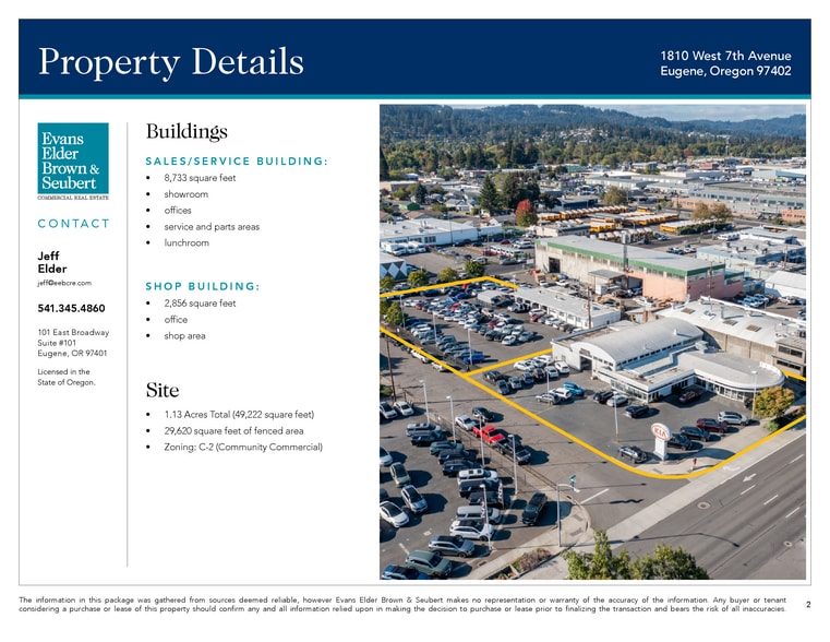 1810 W 7th Ave, Eugene, OR for lease - Building Photo - Image 3 of 6