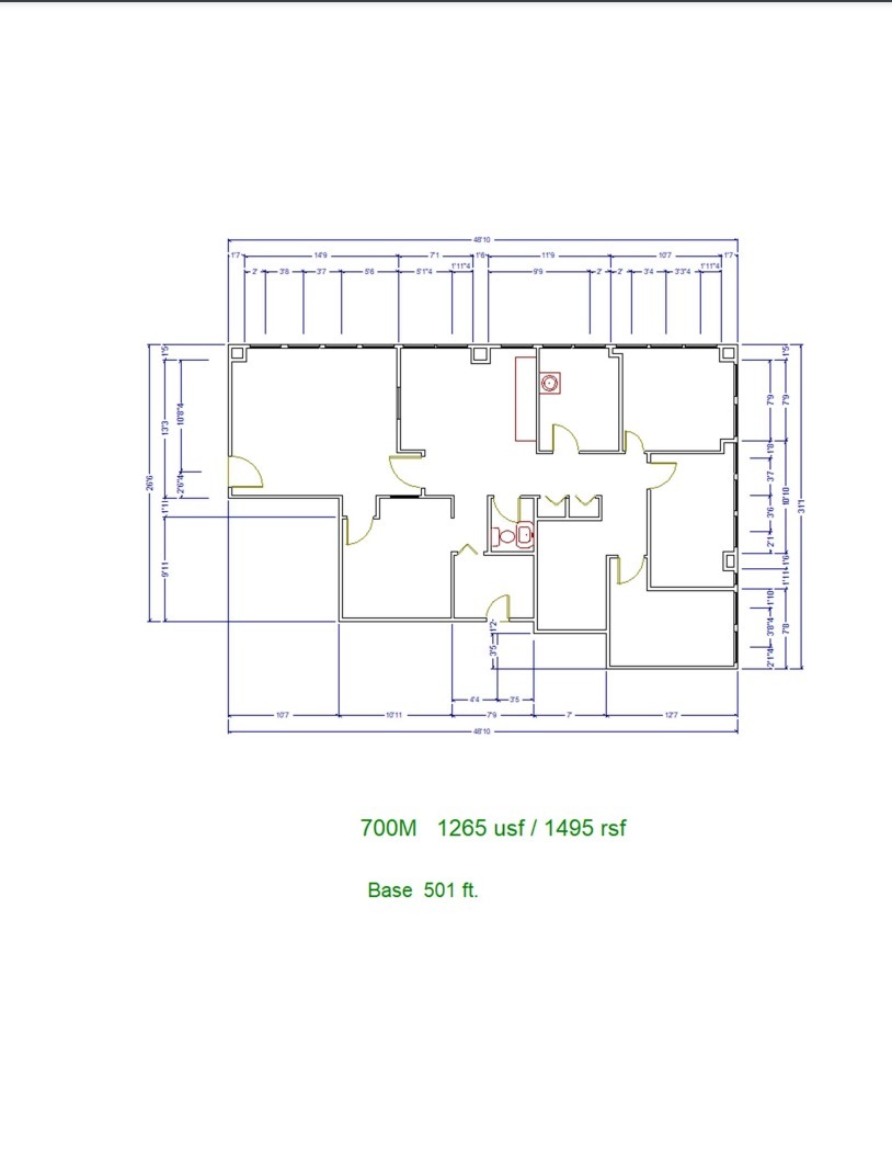 15565 Northland Dr, Southfield, MI à louer Plan d’étage- Image 1 de 1