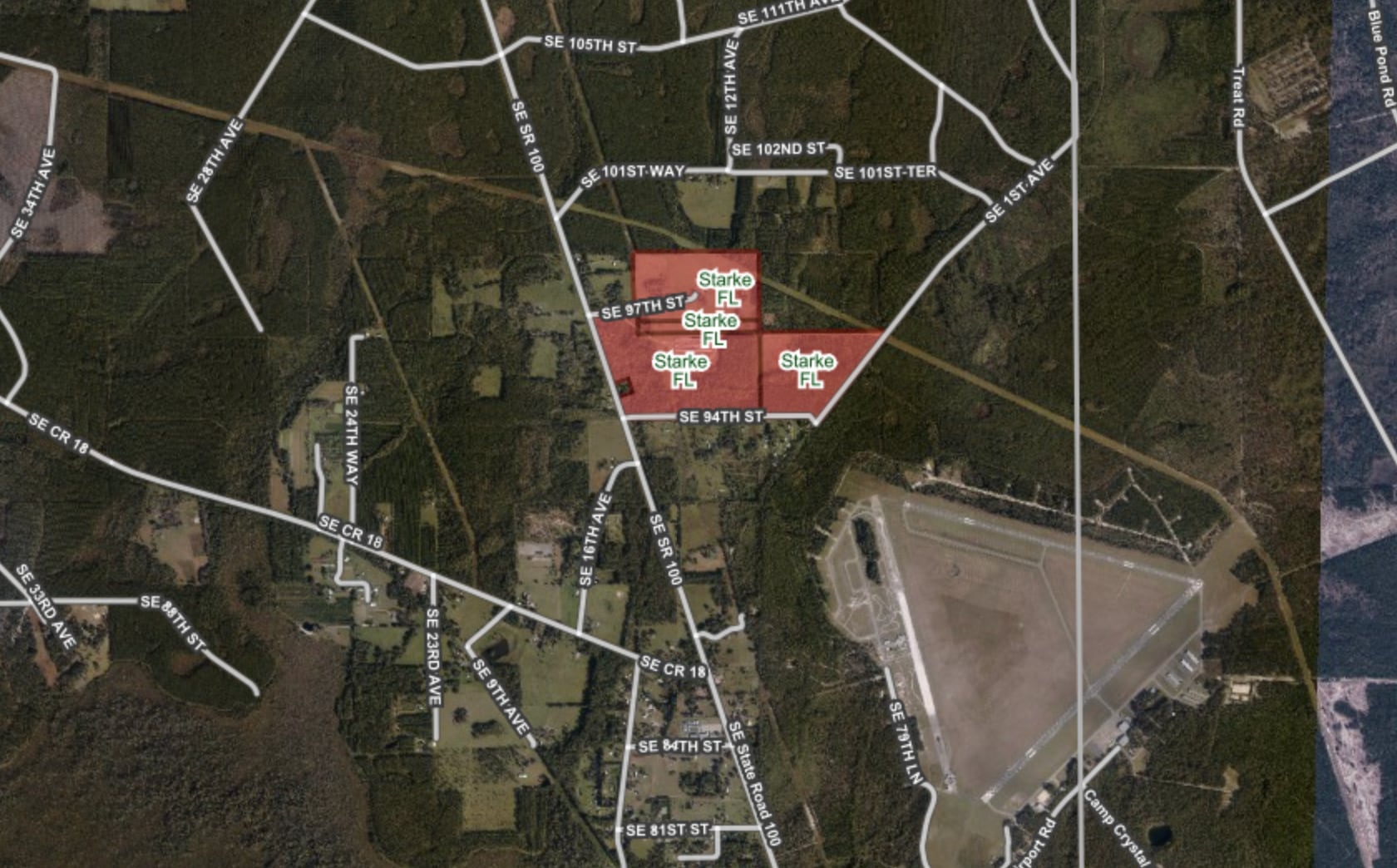94TH ST, Starke, FL à vendre Aérien- Image 1 de 2