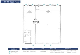 7492-7522 Reindeer Trl, San Antonio, TX à louer Plan d’étage- Image 1 de 1