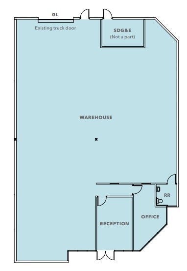 610 Gateway Center Way, San Diego, CA for lease Floor Plan- Image 1 of 1