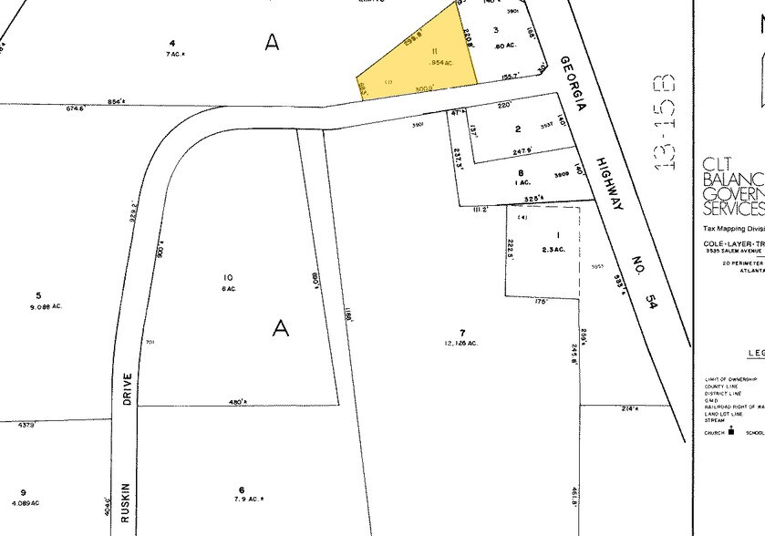 697 Ruskin Dr, Forest Park, GA à louer - Plan cadastral - Image 2 de 4