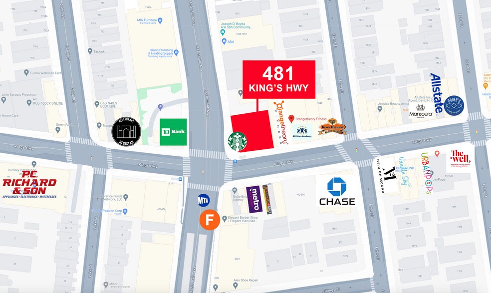 481 Kings Hwy, Brooklyn, NY à louer - Aérien - Image 3 de 4