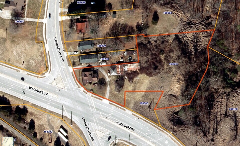 102 N Bunker Hill Rd, Colfax, NC à vendre - Aérien - Image 2 de 4